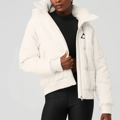 white-leather-puffer-jacket